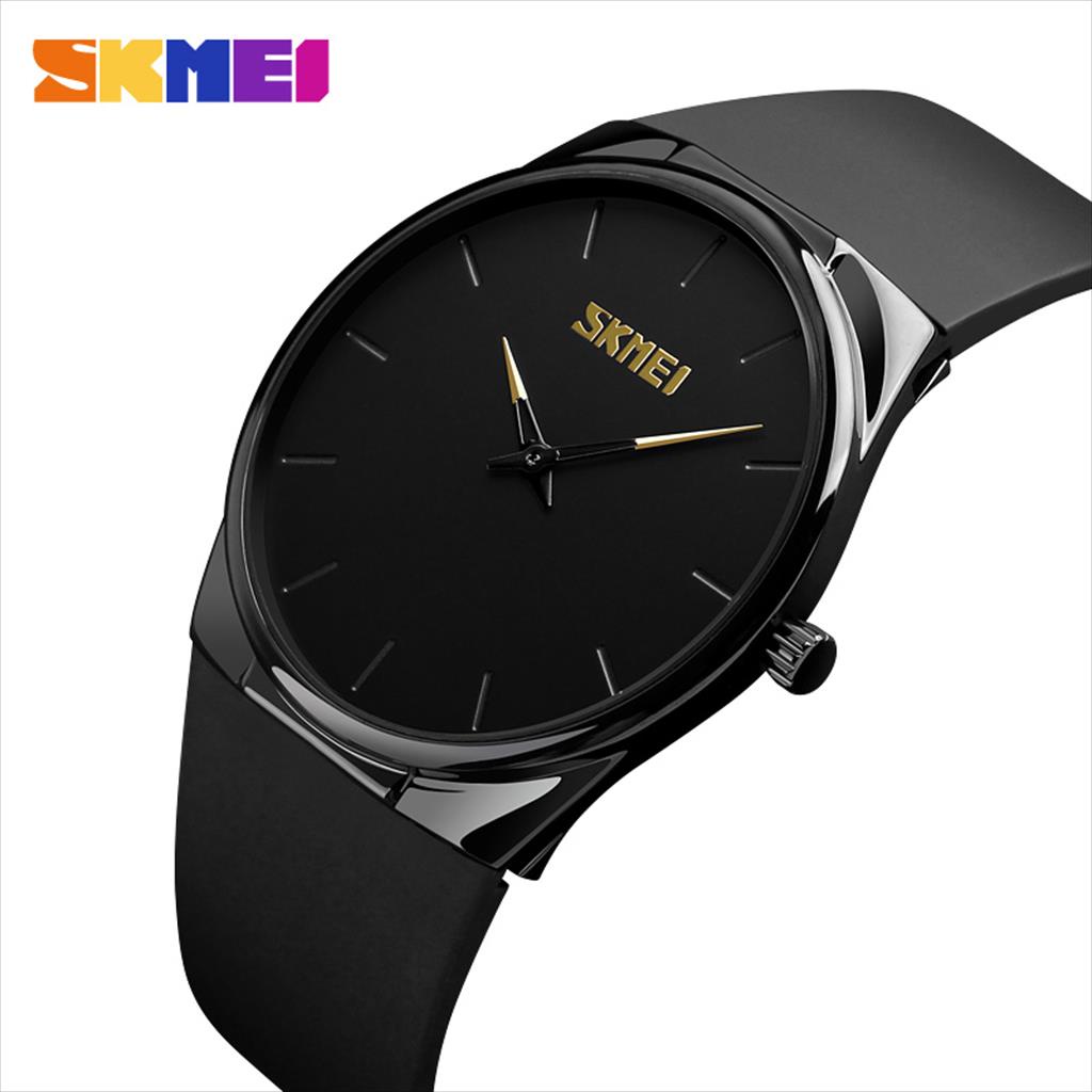 Jam Tangan Pria / SKMEI 1601 Soft Band Analog Watches / Jam Tangan Analog Original / SKMEI