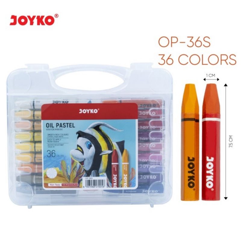 

Joyko Crayon 36 Warna - Oil Pastel OP-36S