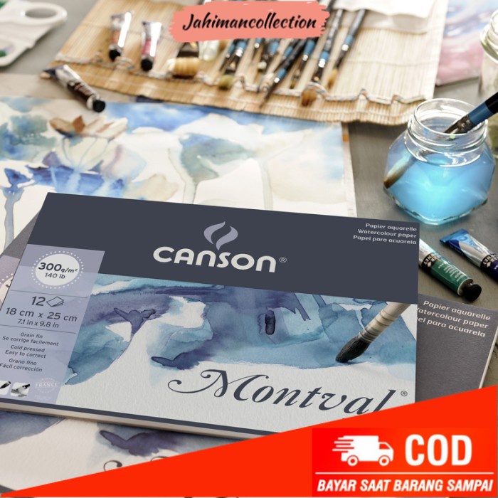 

✨ BISA COD ✨ CANSON Montval Aquarelle A3 (300 gsm)