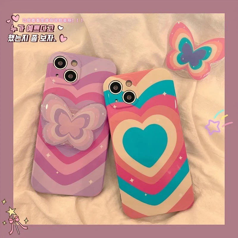 Soft Case Hp Gambar Love Untuk IPhone 12 / 13 / 11promax / X / Xs Max / Xr / 7 / 8plus