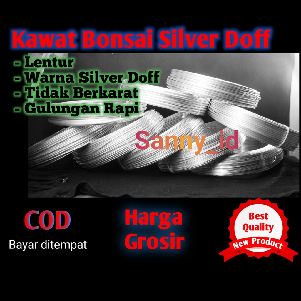 Kawat Bonsai roll 1 kg. 0.8mm - 6mm