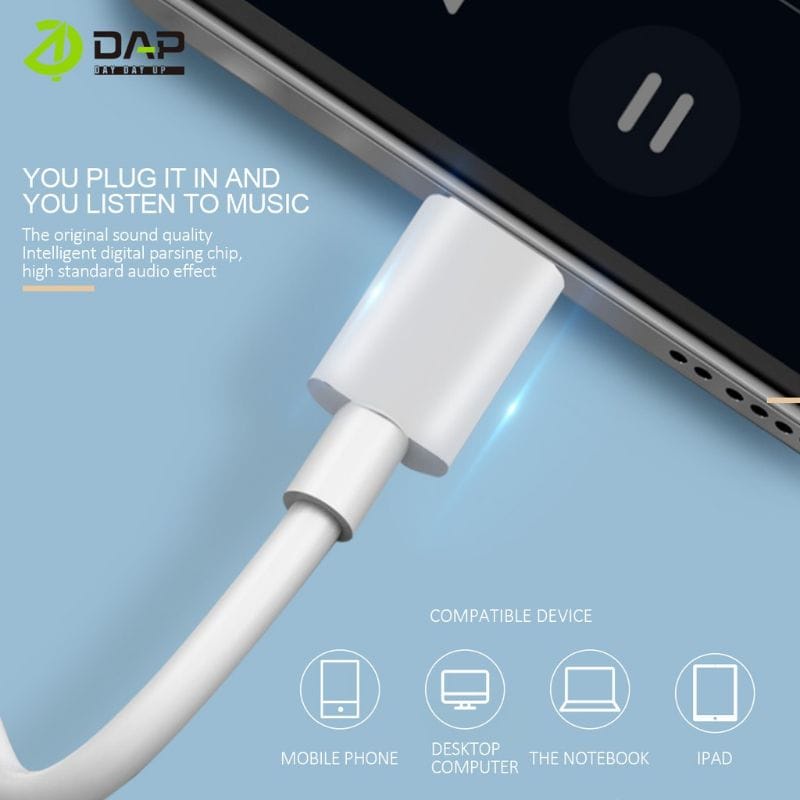 Headset DAP DH-F16 TYPE-C Handsfree DAP DH-F16 TYPE C Earphone DAP DH-F16 TIPE-C ORIGINAL