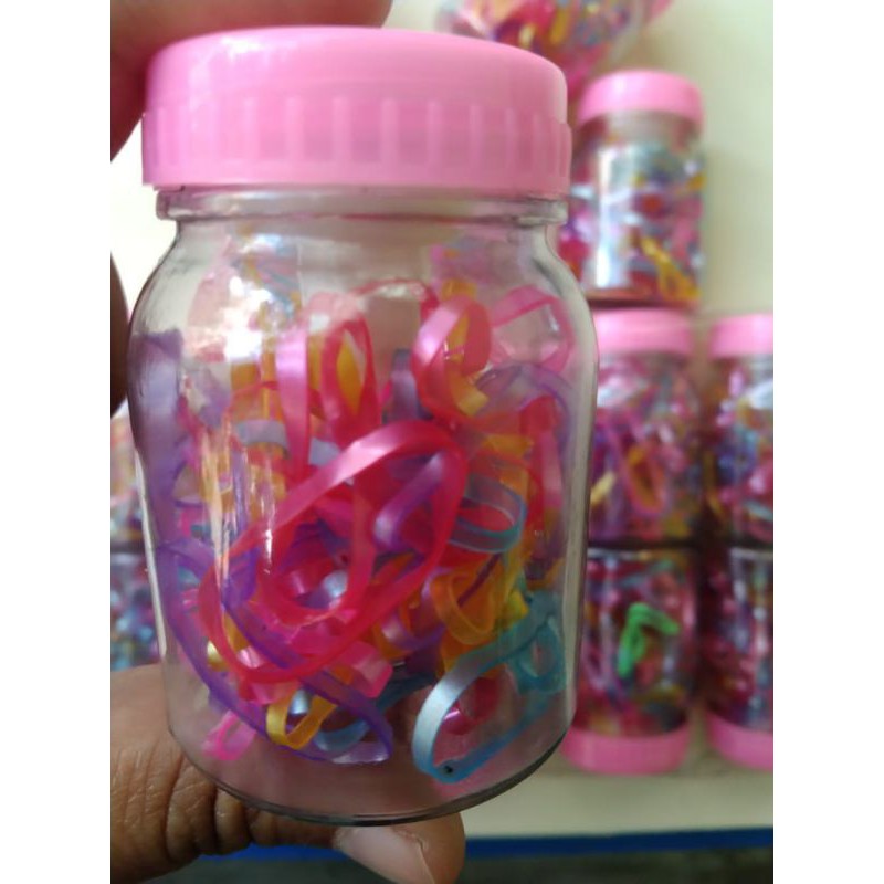 

KARET JEPANG DOT MINI - KARET RAMBUT BOTOL DOT - IKAT/KUNCIRAN RAMBUT ANAK