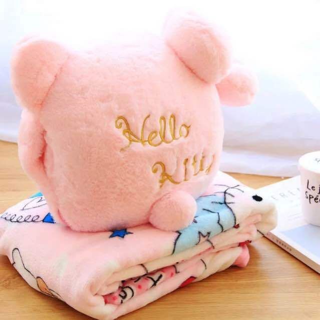 Balmut Hello Kitty - Bantal Selimut