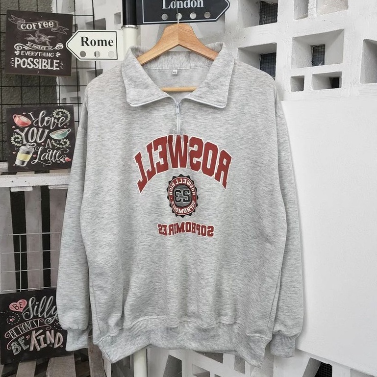 Sweater Roswelll Oversize Outwear Wanita Gaya Terbaru