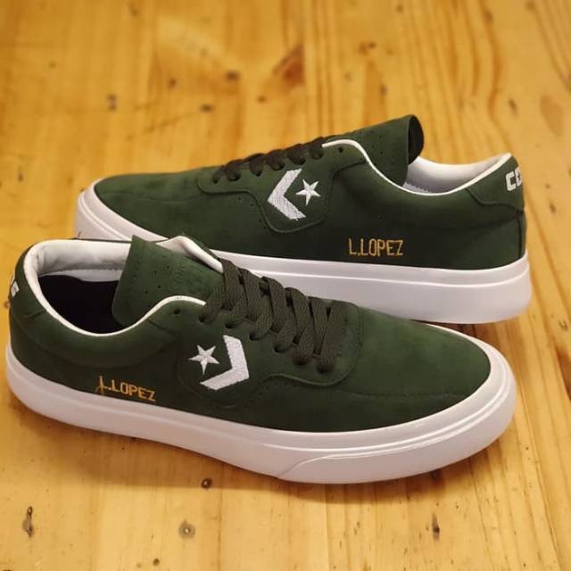 Sepatu Converse Louie Lopez Army Green Premium Original