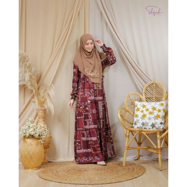SHOFWAH- MAHIRA DRESS ADEM RAYON BY SHOFWAH DAILY