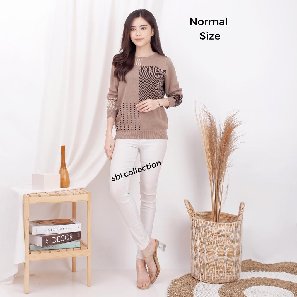 Hera Knit Jumbo Blouse 1605 | Atasan Rajut Wanita | Knit Sweater | Blouse Oversize | Atasan Blouse R