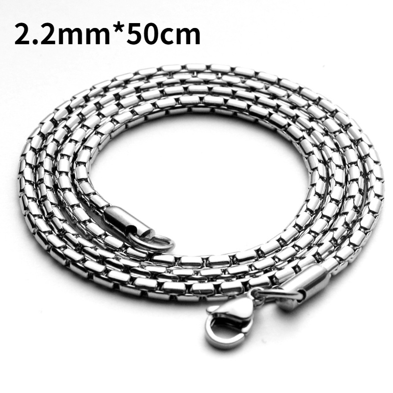 Kalung Titanium Steel Hypoallergenic Tidak Pudar Untuk Hadiah N-22007