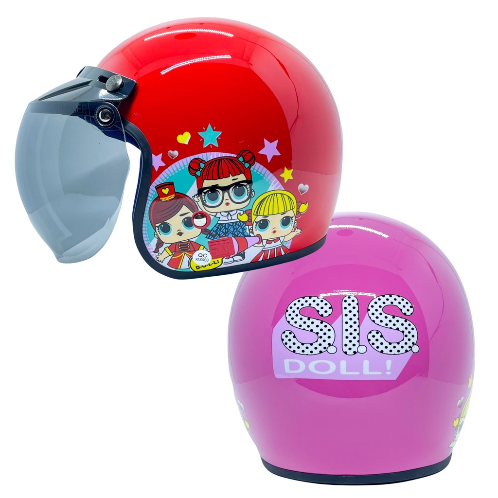 Helm Anak WTO Semi Retro - SIS Doll