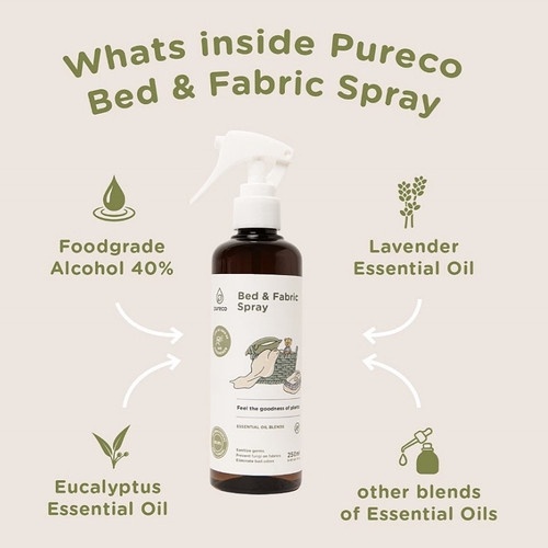 Pureco Bed &amp; Fabric Spray 250ml