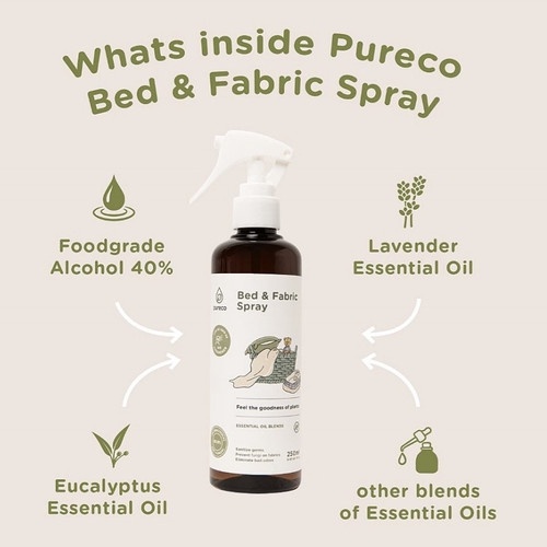 Pureco Bed &amp; Fabric Spray 250ml