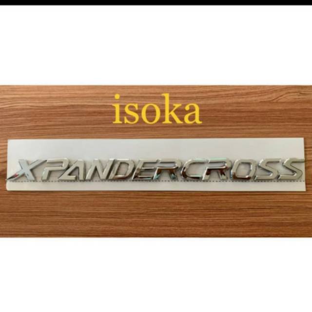 Emblem kap mesin Xpander cross chrome