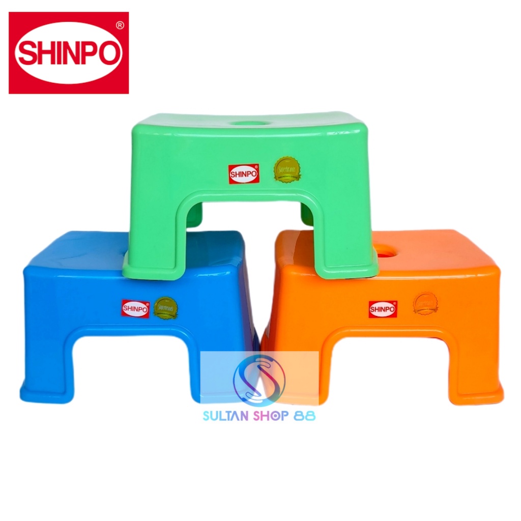 JENGKOK BANGKU PLASTIK SIP-168 | BANGKU PENDEK SIP-178 | JENGKOK SHINPO SIP-188