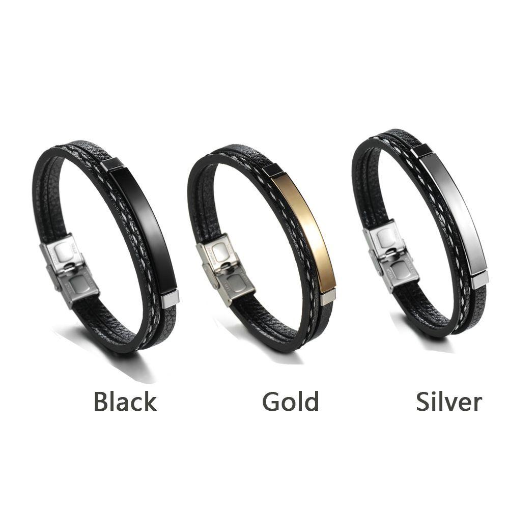 Preva Bangle Stainless Steel Anti Karat Trendi Rekreasi Warna Kontras Bangle Lepas Pasang