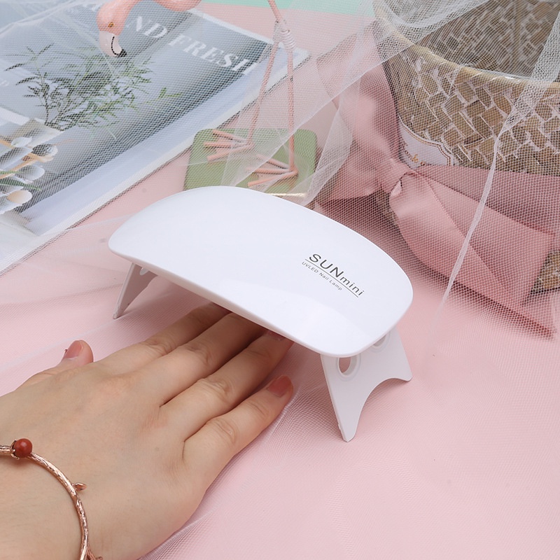 Pengering Kutek UV LED mini 6W Portabel Nail Dryer