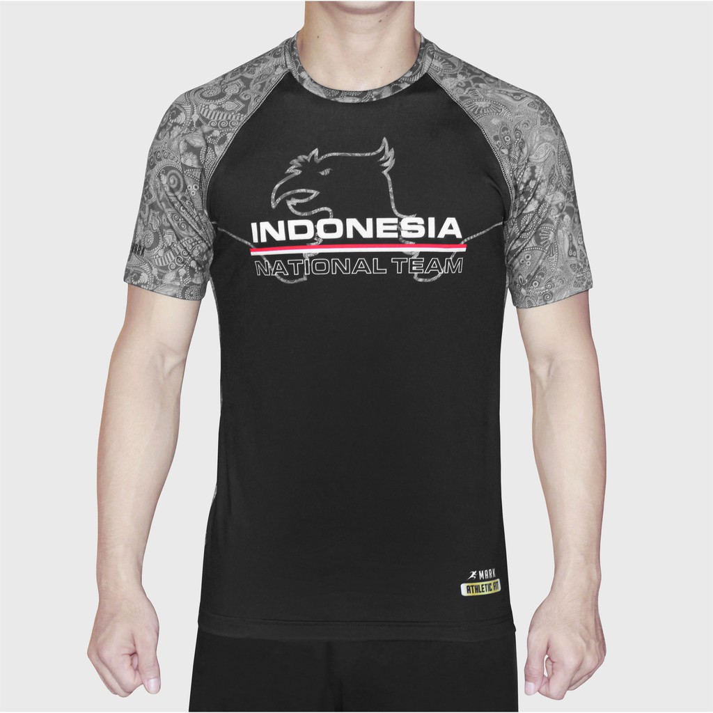 MARK SHIRT BATIK PRINTED GARUDA INDONESIA KAOS OLAHRAGA WUSHU ORIGINAL