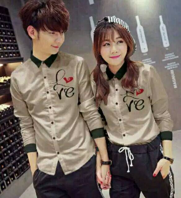 COUPLE KEMEJA LOVE