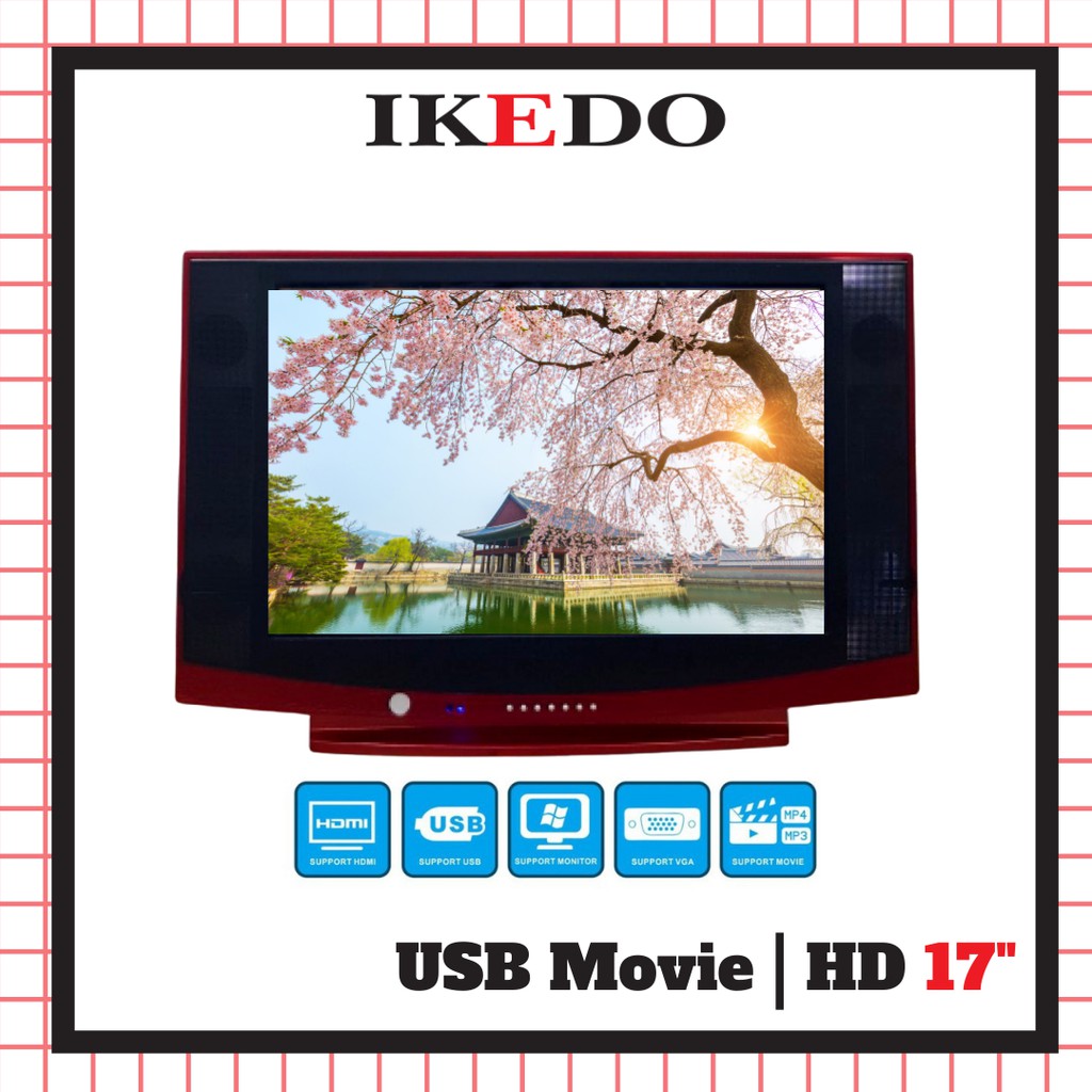 TV LED TABUNG IKEDO 17INCH LT-17T9 FULL HD KHUSUS GOJEK