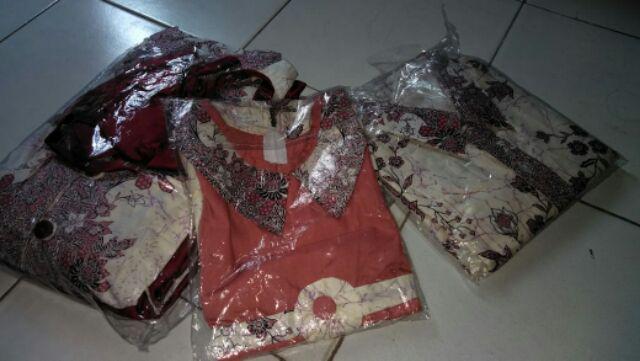 Grosir Batik Couple Ramadhani Melati Batik Sarimbit Gamis Batik Modern Seragaman Batik