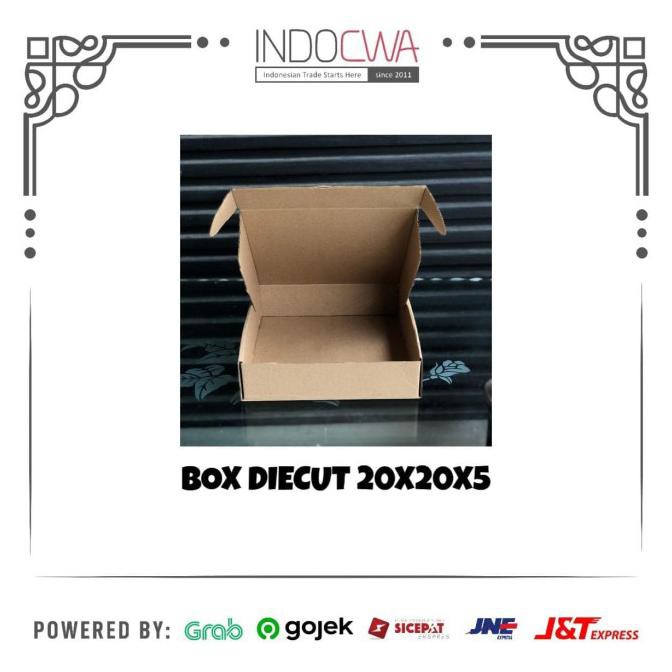 

Kardus Box Karton Corrugated Polos Die Cut Uk 20X20X5