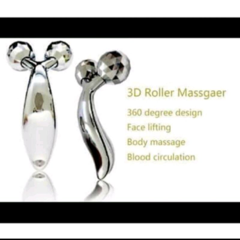 3D Massager Alat Relaksasi Pijat Terapi Pengencang Body  Dan Wajah / Pijit 3D Roller Refleksi