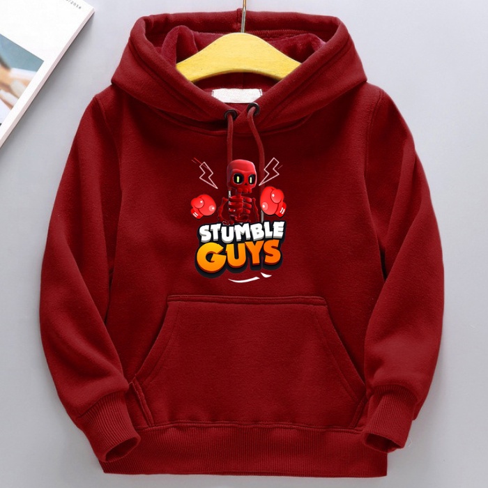 Sweater Hoodie Anak Laki Laki STAMBLE GUYS TENGKORAK Usia 2 3 4 5 6 7 8 9 10 11 12 13 14 15 16 Tahun/Switer Hodie Game Anak Terbaru