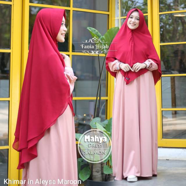 Gamis/Dress Katun Toyobo Mahya Ori