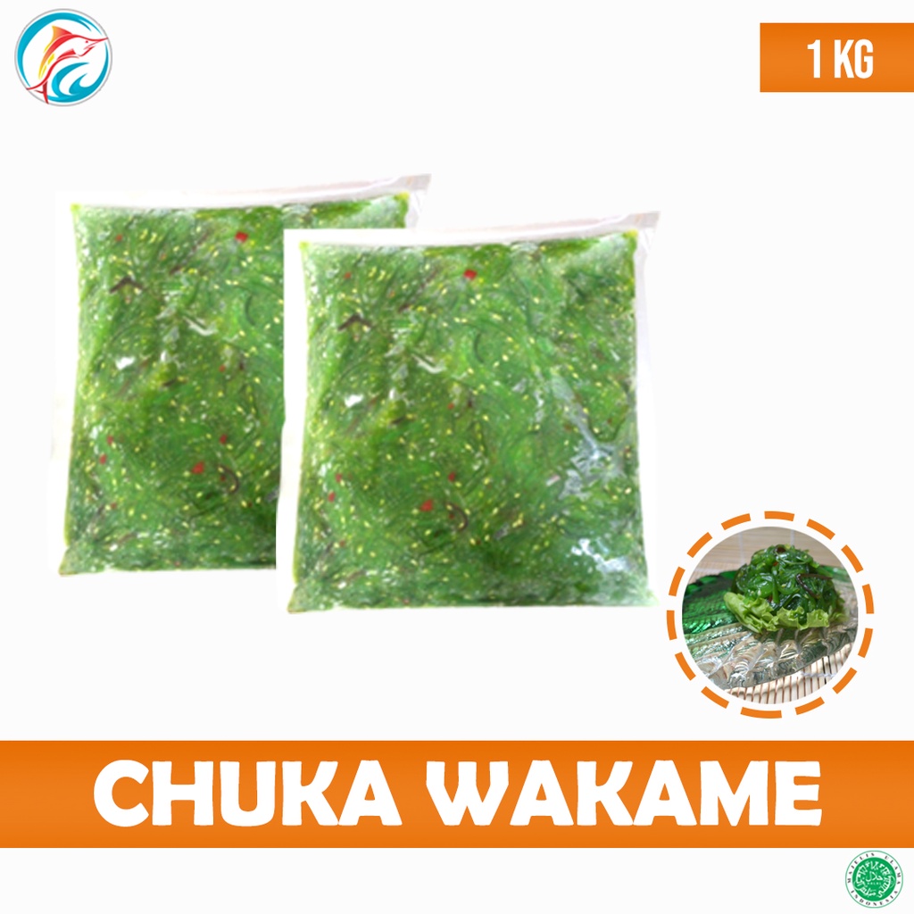 

Chuka Wakame 1kg Salad Rumput Laut | Seaweed Seasoned Salad