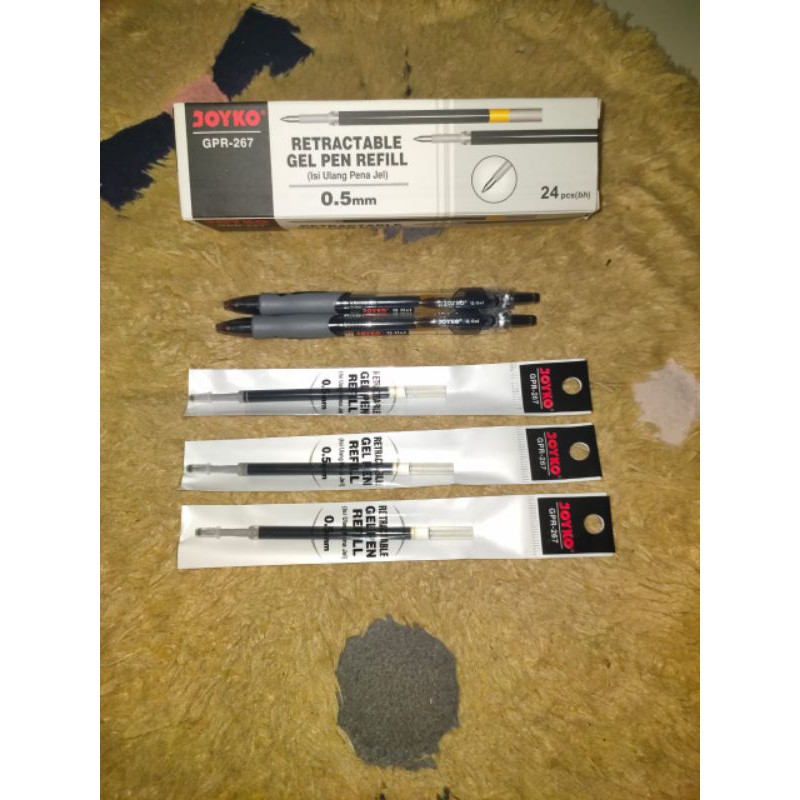 

Refill Isi Pulpen Gel Joyko GPR-267 (24PCS)