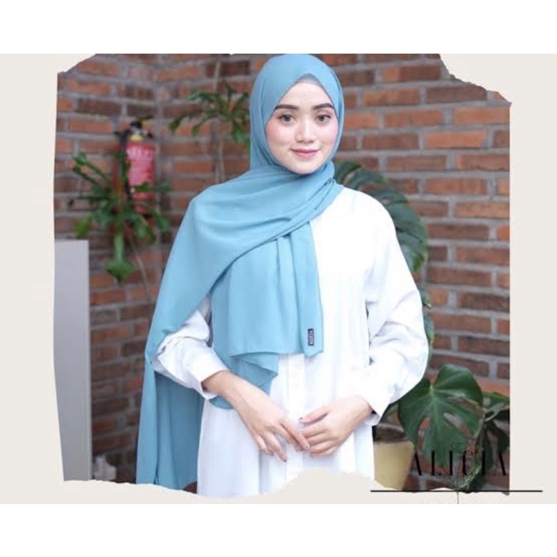 pashmina instan jersey premium size 180x75-PJ Instan Wardah