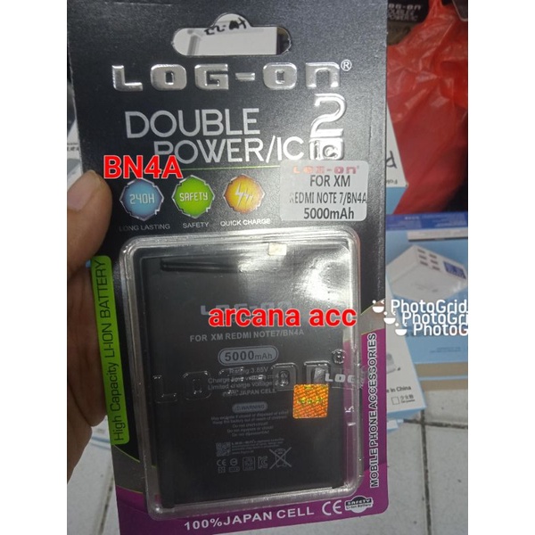 Xiaomi Redmi Note 7 Pro batrey battery baterai batre Xiaomi Redmi Note 7 BN4A DOBEL POWER 5000MAH