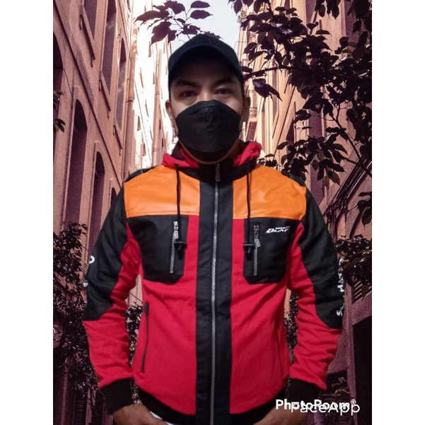 Jaket Touring Racing Honda Blade 110 Hoodie Size XL ORI AHM LIMIT EDITION