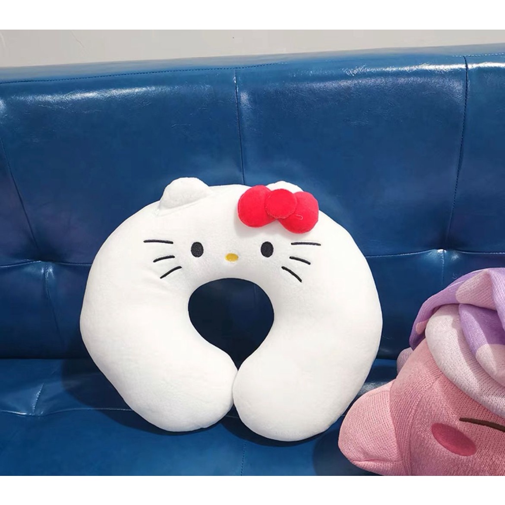 BANTAL LEHER CINNAMOROLL MELODY PURIN HELLO KITTY KUROMI NECK PILLOW TRAVEL FASHION