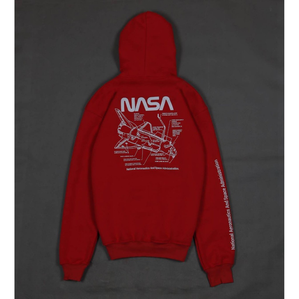 Jaket Hoodie H AND M NASA HAND LIST – Edition Trendy Casual Unisex Good Brand Quality Stylish