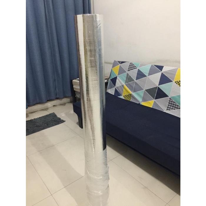 

2.2 Khusus Gosend/Grab Aluminium Foil Woven Metalizing Double Side Per Rol Promo