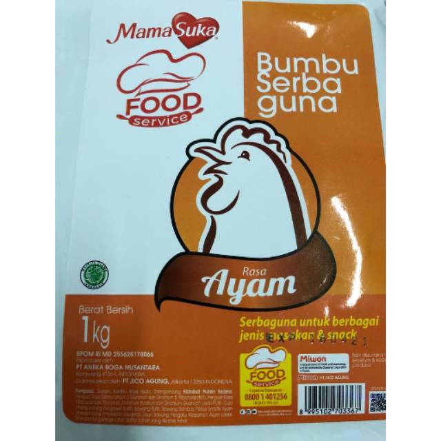 

Mamasuka Bumbu Ayam Serbaguna 900 gr