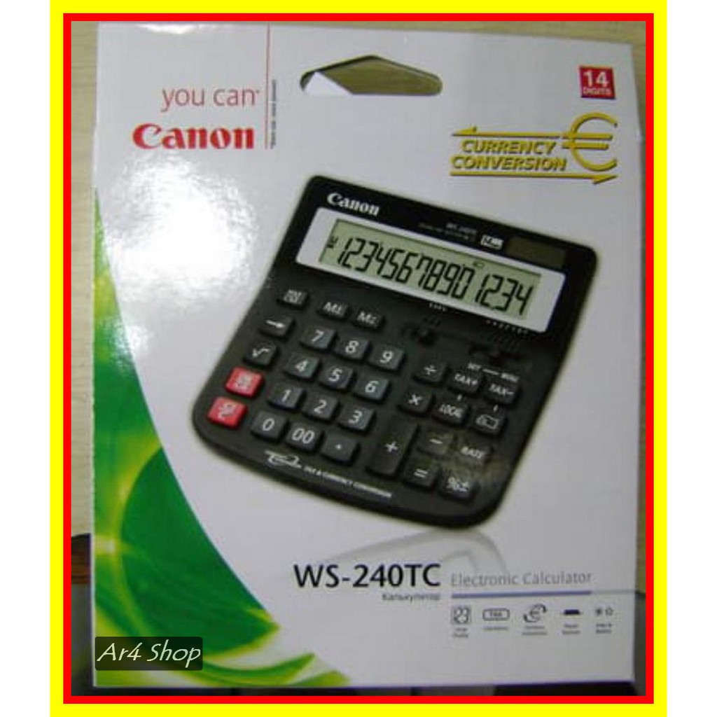 

Calculator Canon Ws-240Tc