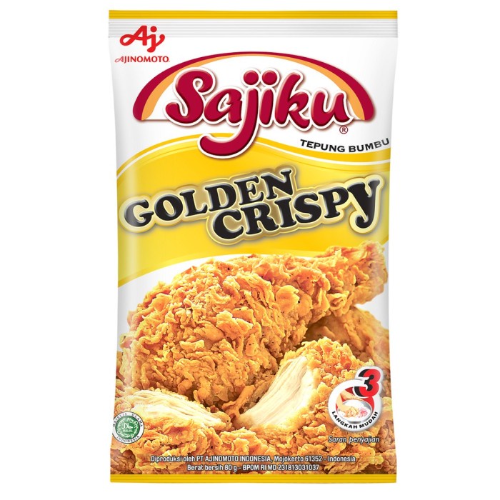

Sajiku Tepung Bumbu Golden Crispy 80Gr
