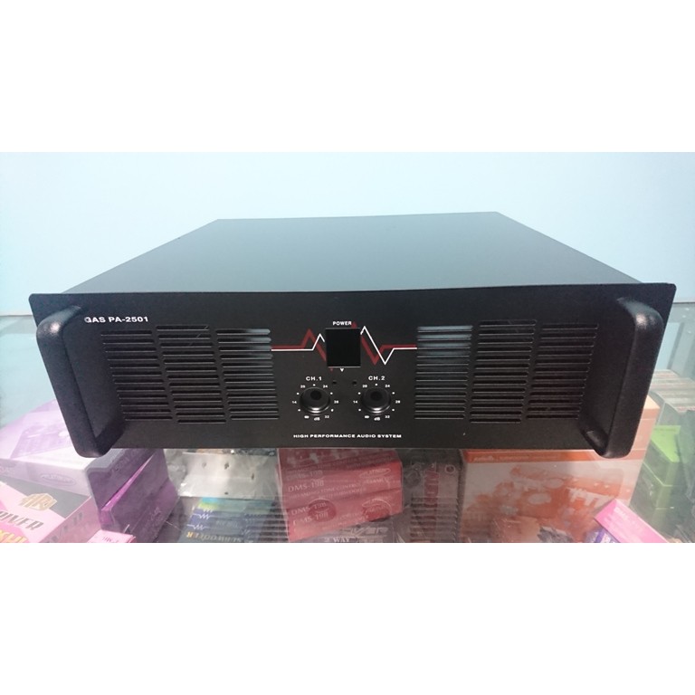 BOX POWER AMPLIFIER PROFESIONAL SOUND SYSTEM GAS PA 2501 TEBAL