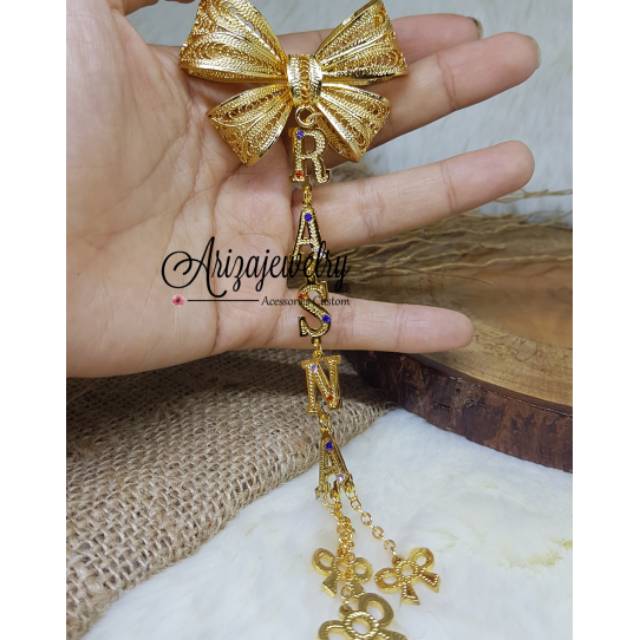 Bros Ala Dubai Permata Swarovski Asli