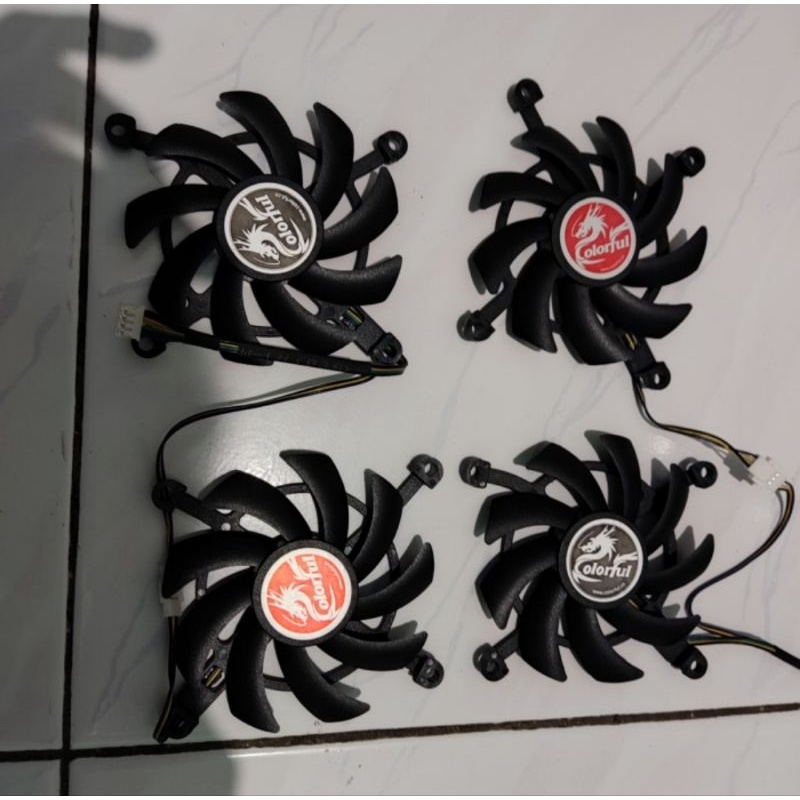 Fan Kipas Vga colorful Gtx 1660 1650 RTX 2060 85mm 4pin