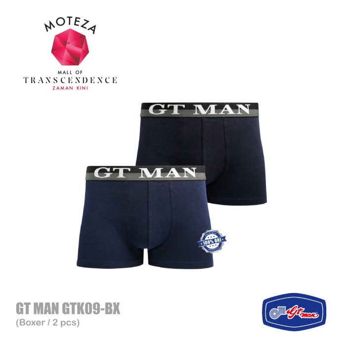 Celana Dalam Underwear Boxer Pria - GT Man GTK09 BX - M L XL 2XL 3XL