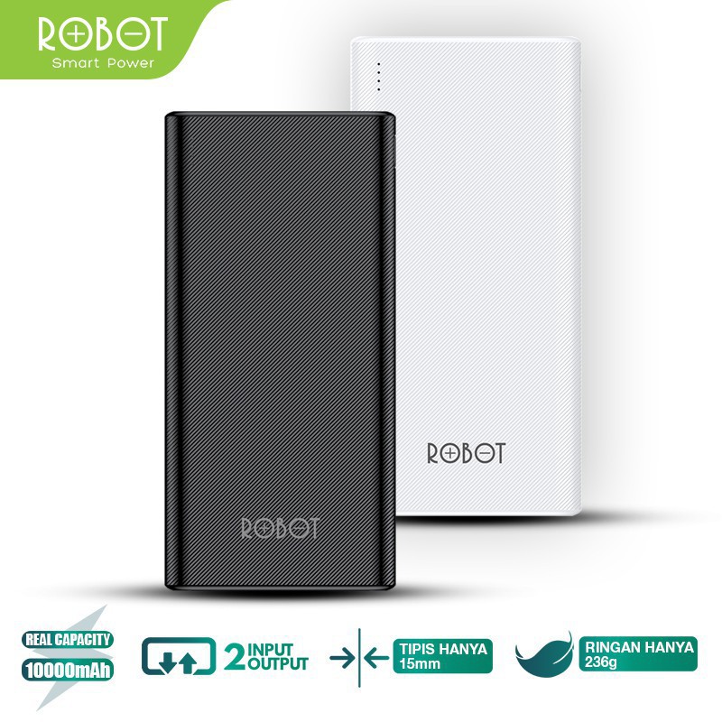 Powerbank Robot 10.000 mAh RT170 Original