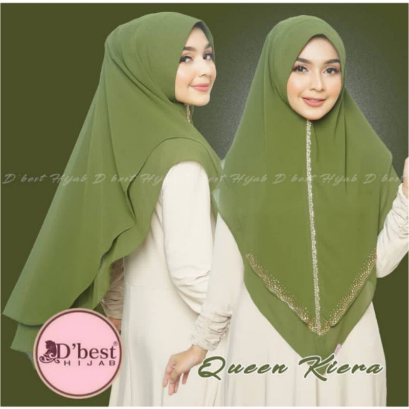 KHIMAR QUEEN KEIRA, QUEEN GEA & QUEEN LAURINDA by D' Best Hijab