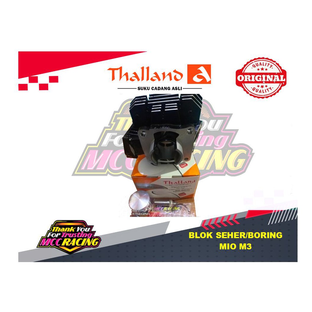 BLOK SEHER RXK RX KING KOMPLIT - BORING RX KING YP1 ASSY  - CYLINDER BLOK RXK RX KING YP1