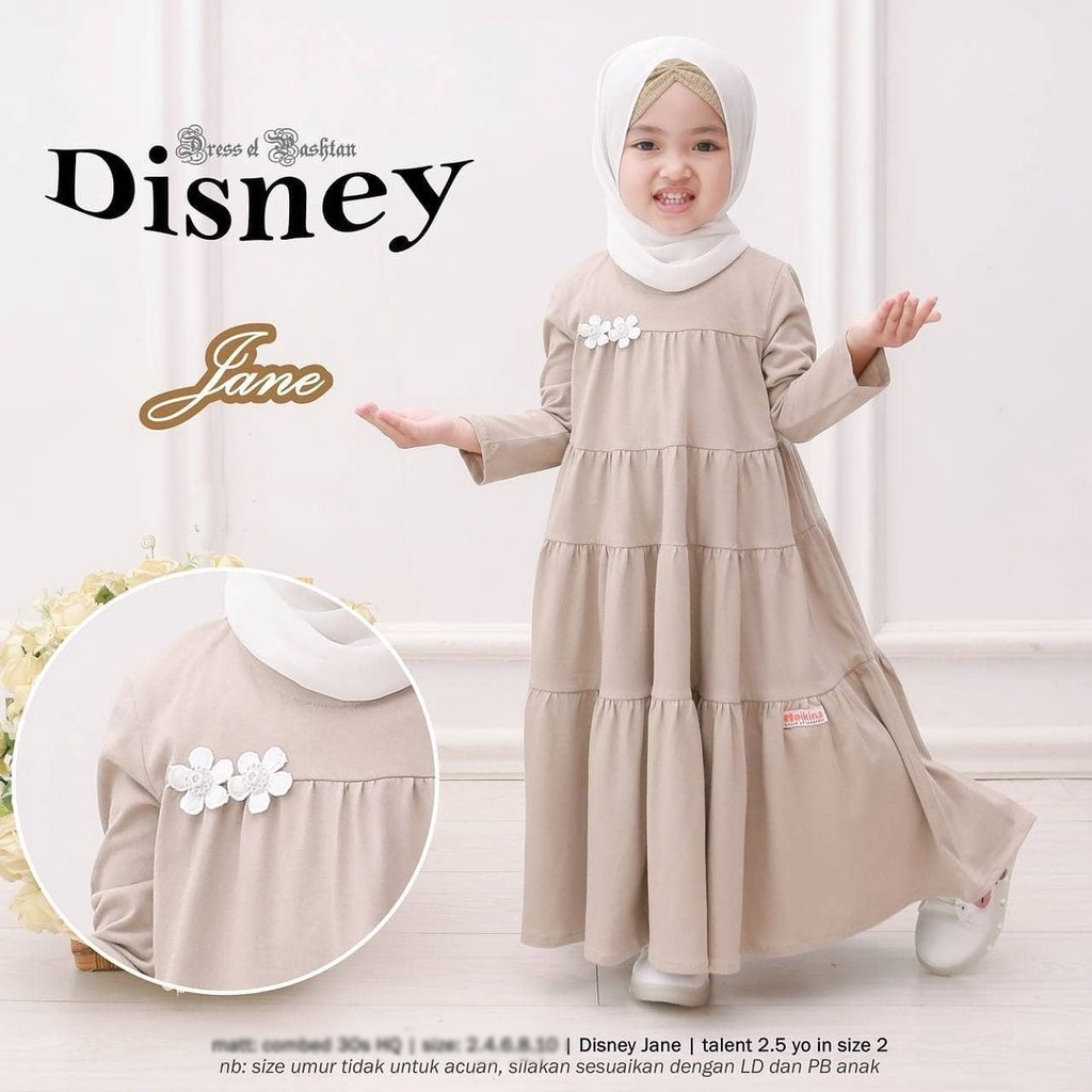 Gamis Anak Perempuan disney Model Terbaru Gamis Anak Terbaru Gamis Anak Modern 2022 Baju Muslim Anak Dres