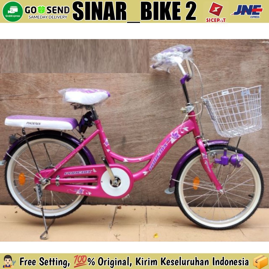 Sepeda Mini Keranjang PHOENIX 99-8 Ukuran 20 Inch  City Bike