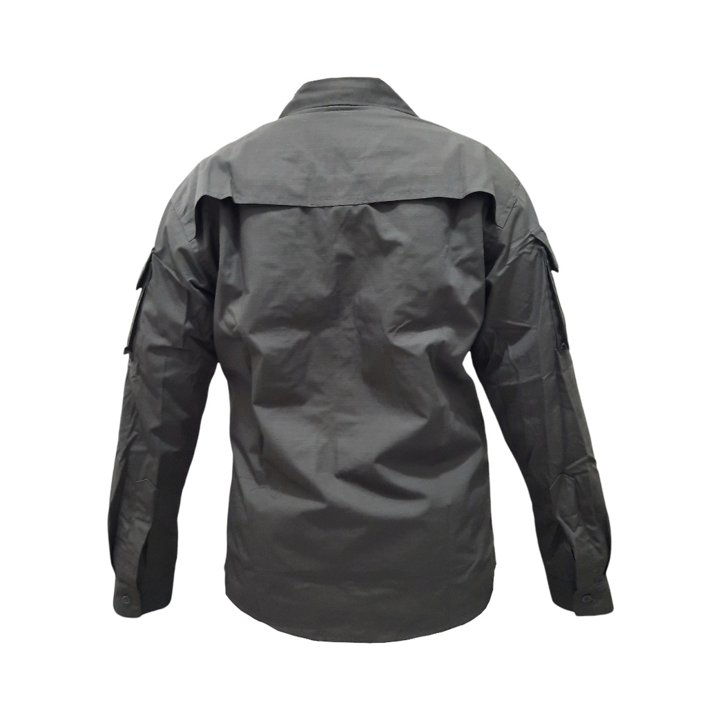 Kemeja Tactical Panjang Abu Tua / Kemeja PDL Tactical Dark Grey