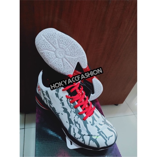 Sepatu Badminton bulutangkis Felet FT Boost 1.0 / Sepatu Felet Ranger Boost White Original